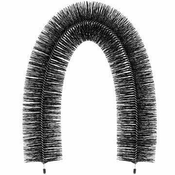 Gutter Guard Brush 30 Ft, Fits 5-Inch Gutters, Steel Core