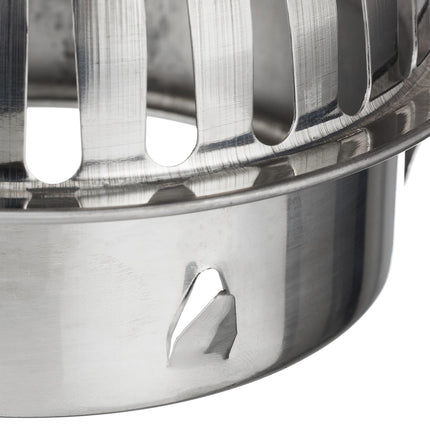 Gutter blade guard in stainless steel, 2 pcs