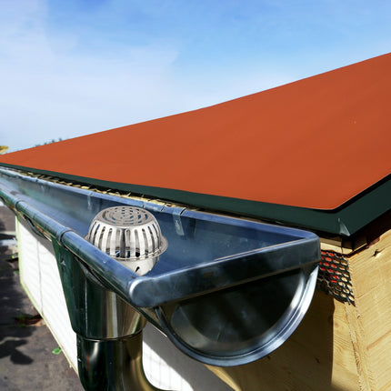Gutter blade guard in stainless steel, 2 pcs