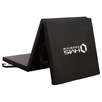 Gymnastic Foldable Mattress, 1800x600mm, Black