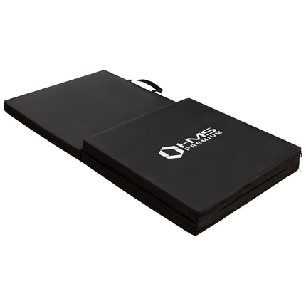 Gymnastic Foldable Mattress, 1800x600mm, Black