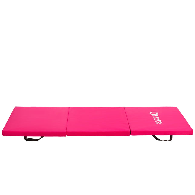 Gymnastic Foldable Mattress, 1800x600mm, Pink