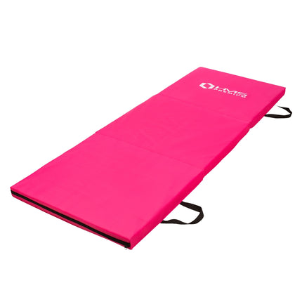 Gymnastic Foldable Mattress, 1800x600mm, Pink