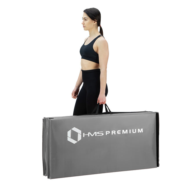 Gymnastic Foldable Mattress, 2400x1200mm, Gray