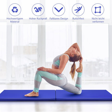 Gymnastics Mat, Foldable, 180x60x4cm, Easy Clean