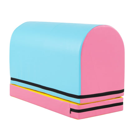 Gymnastics Vault Mat for Kids, Removable Cover, 90x40x60 cm