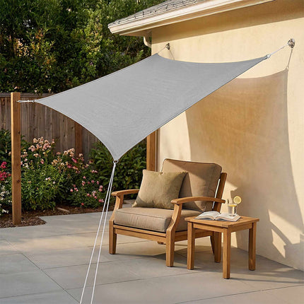 HDPE Shade Sail with Eyelets – Sun Protection, Various Sizes