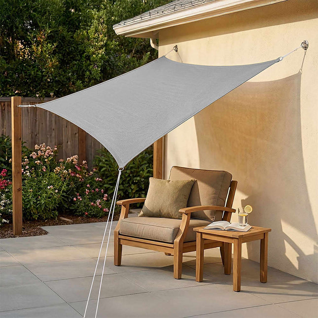 HDPE Shade Sail with Eyelets – Sun Protection, Various Sizes
