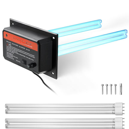 HVAC UV-C Duct Air Scrubber, 72W 16-Inch, 2 Bulbs