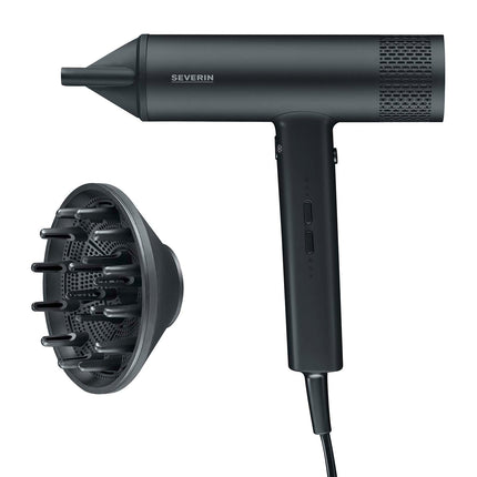 Hair Dryer 2000W, 3 Heat Settings, 2.8m Cord, Black