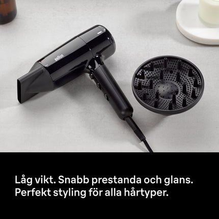 Hair Dryer 2200W, Ionic, 3 Heat 2 Speed, 2 Attachments