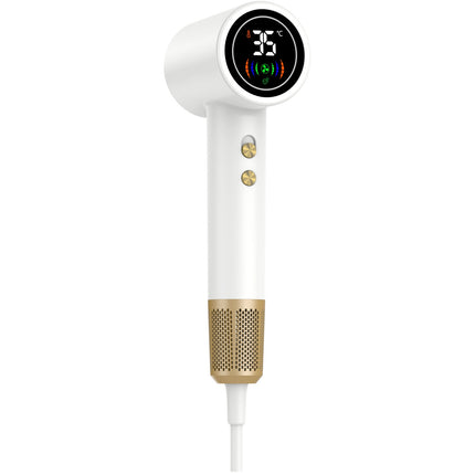 Hair dryer with LED display HDD-1400 White