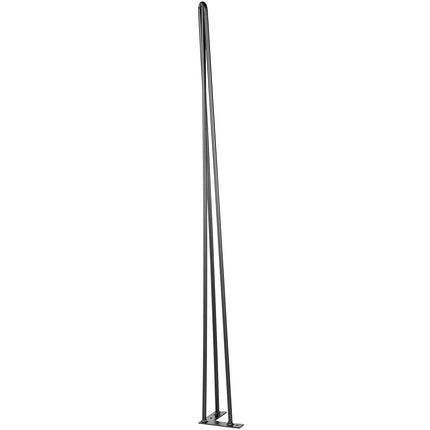 Hairpin Table Legs, 34 Inch Black, Set of 4, 3-Rod