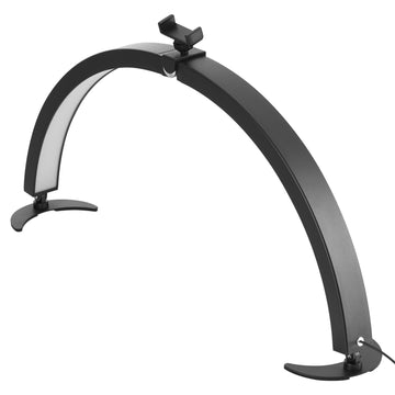 Half Moon Nail Desk Lamp 40W, Phone Holder, Adjustable Color Temp