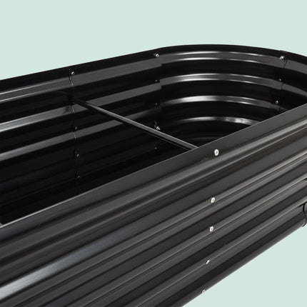 Half-Round Metal Raised Garden Bed, XXL, Weatherproof