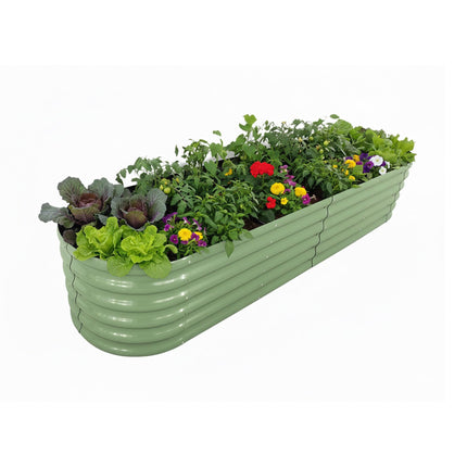 Half-Round Metal Raised Garden Bed, XXL, Weatherproof