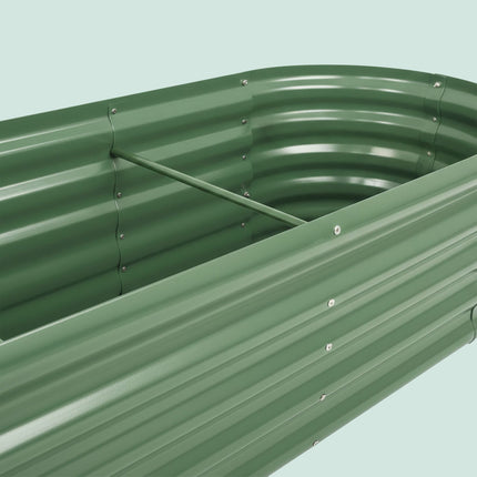 Half-Round Metal Raised Garden Bed, XXL, Weatherproof