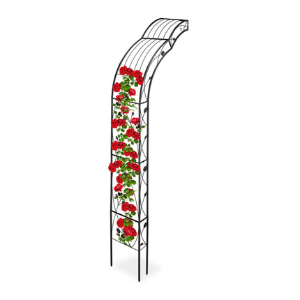 Half rose arch for mounting on the wall