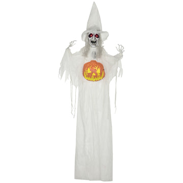 Halloween Ghost Decoration with Motion Sensor & LED Lights