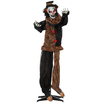 Halloween Horror Clown Decoration with Sound & Motion