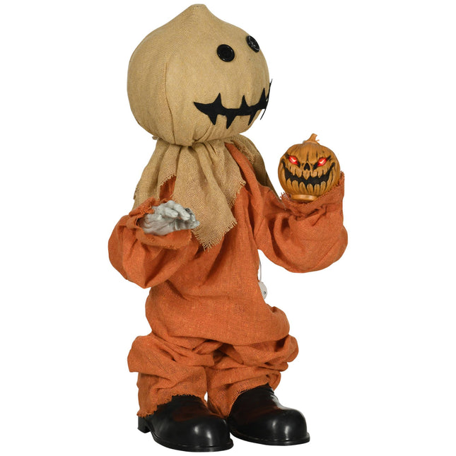Halloween Scarecrow Decoration, Sound and Touch Activated, 77 cm