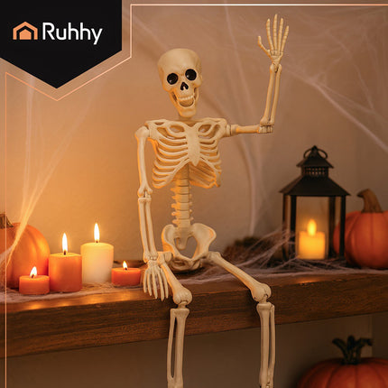 Halloween Skeleton Decoration, 40cm, Movable Limbs