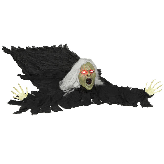 Halloween Zombie Decoration, 183cm with LED Lights & Sound