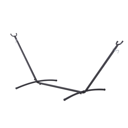 Metal hammock with hooks - 280 x 120 x 110 cm, 120 kg capacity