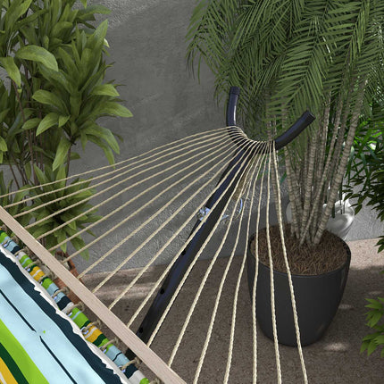 Adjustable steel hammock with wheels, 220 kg load