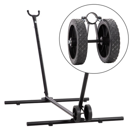 Wheel set for hammocks, Universal, Weatherproof, Black