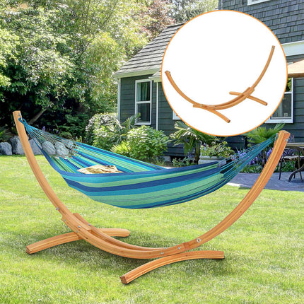 Pine hammock with pull rope, 325 x 120 x 118 cm