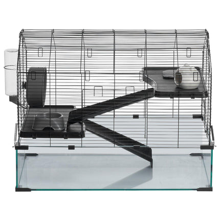 Hamster Cage, 360 View, With Water Bottle, 29.5 x 17.3 x 24 in