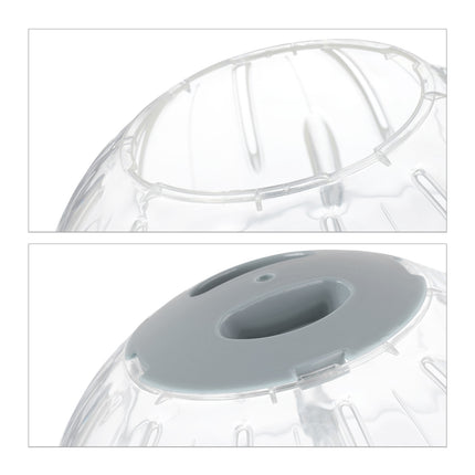 Hamster ball with gray lid