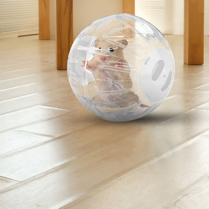 Hamster ball with white lid