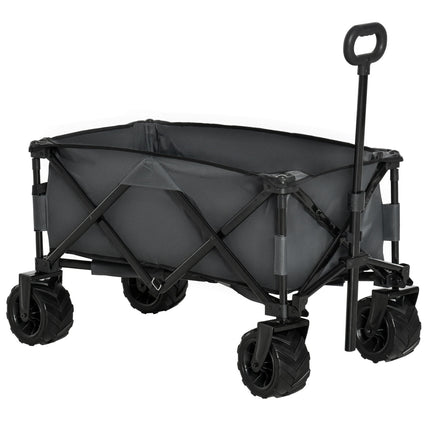 Collapsible garden cart with 360° swivel, 20 kg capacity