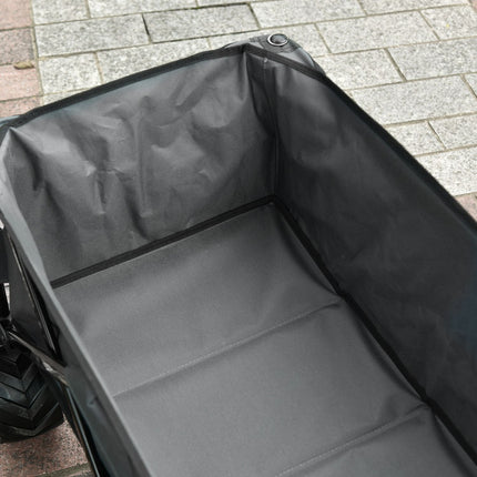 Collapsible garden cart with 360° swivel, 20 kg capacity