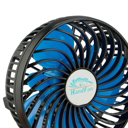 Hand fan with USB connection