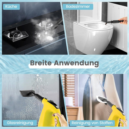 Handheld Steam Cleaner, 1500W, 400ml Tank, 125C
