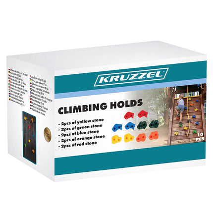 Handles/climbing stones for children - 10 pcs.