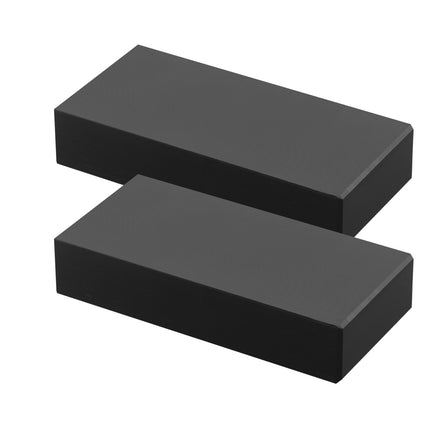 Handrail Connectors 2-Pack, Flat Extension, Matte Black