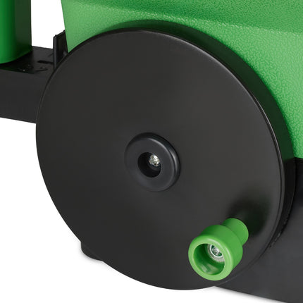 Hand spreader for fertilizer and seed