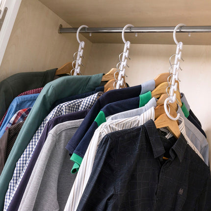 Hanger Organiser for 40 Items Plusrobe InnovaGoods 24 Pieces