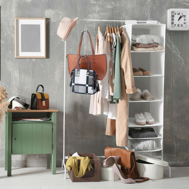 Hanger voor tas 6 haken