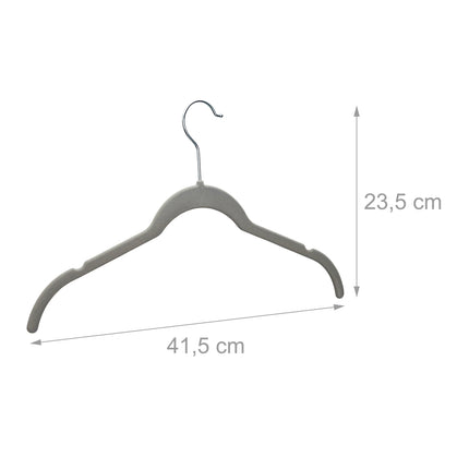 Hanger in velvet