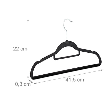 Hanger in velvet