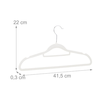 Hanger in velvet