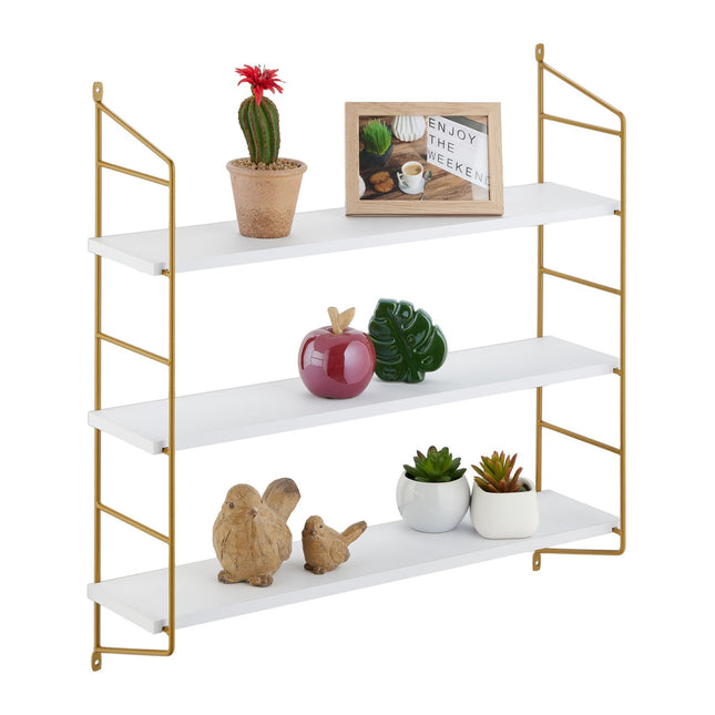 Hanging 3-Tier Wall Shelf