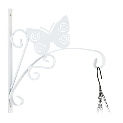 Hanging Basket Bracket with Butterfly