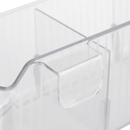 Hanging Door Organisers, 3 Slots, Transparent Baskets