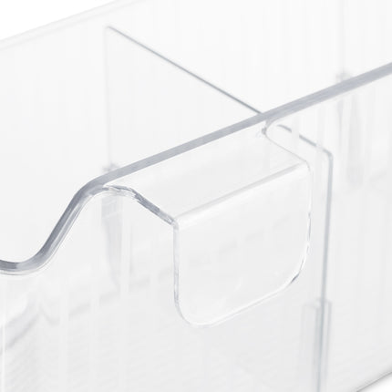 Hanging Door Organisers, 4 Slots, Transparent Baskets